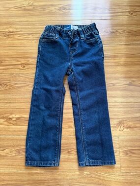 Preloved Old Navy Boys 3T Kids Navy Elastic-Waist Jeans